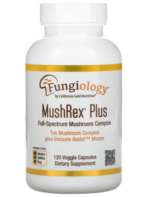 California Gold Nutrition Fungiology MushRex Plus (120 капс.)