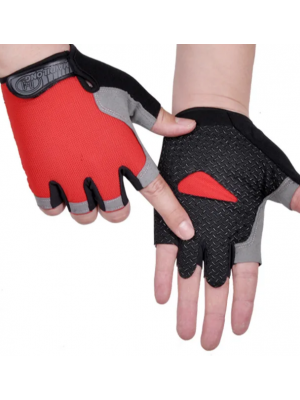 Перчатки Motor Hongmaillong Rainbow (Black-Red)