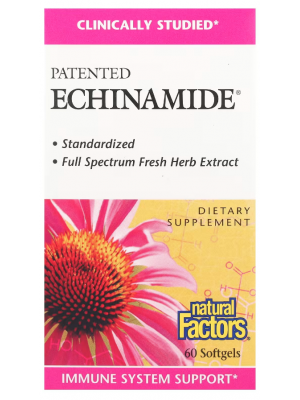 Natural Factors Patented Echinamide (60 софт.)