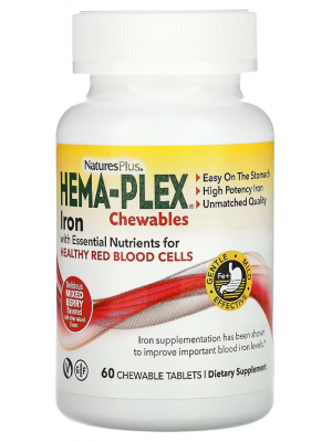 Мультивитамины NaturesPlus Hema-Plex Iron (60 таб.)