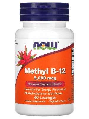 NOW B-12 5000 mcg (60 таб.)