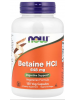 Пробиотики и ферменты NOW Betaine HCI 648 mg (120 капс.)