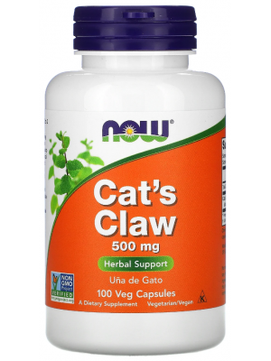 NOW Cats Claw 500mg (100 капс.)
