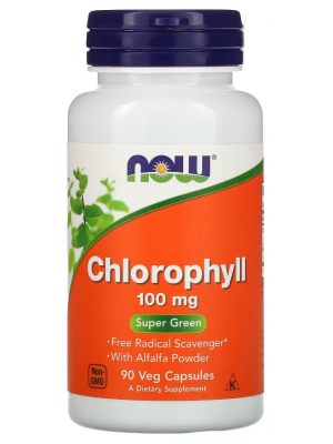 NOW Chlorophyll 100 mg (90 капс.)
