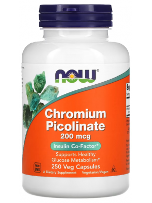NOW Chromium Picolinate 200 mcg (250 капс.)