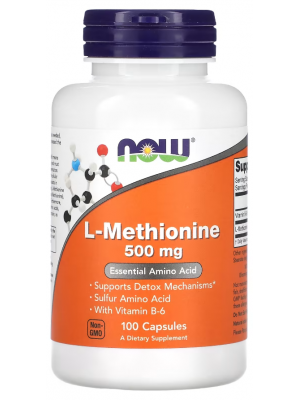 NOW L-Methionine 500 mg (100 капс.)