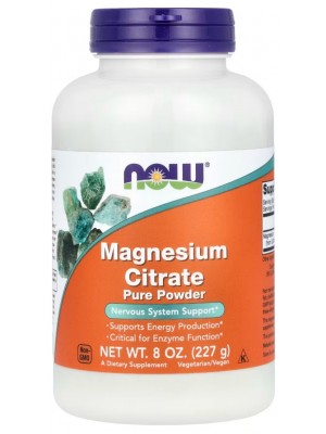 NOW Magnesium Citrate Pure Powder (227 гр.)