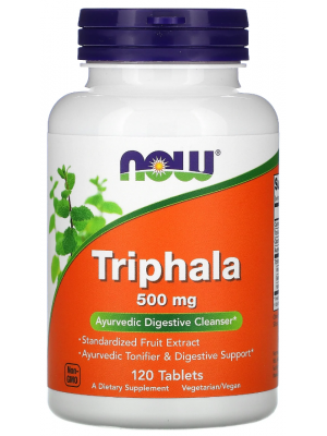NOW Triphala 500mg (120 таб.)