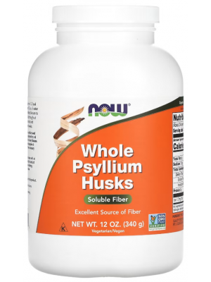 NOW Whole Psyllium Husks (340 гр.)