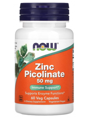 NOW Zinc Picolinate 50 mg (60 капс.)