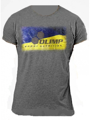 Olimp Nutrition Футболка Унисекс серая + лого