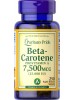 Отдельные витамины Puritan's Pride Beta Carotene Provitamin A 7500 mcg (250 капс.)