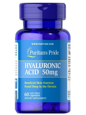 Гиалуроновая кислота Puritan's Pride Hyaluronic Acid 50 mg (60 капс.)