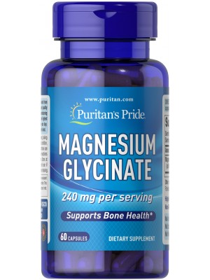 Минералы Puritan's Pride Magnesium Glycinate 240 mg (60 капс.)
