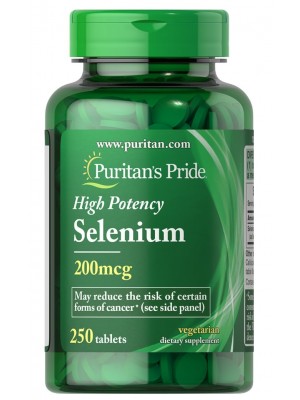 Puritan's Pride Selenium 200 mcg (250 таб.)