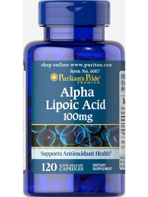 Puritan's Pride Alpha Lipoic Acid 100 mg (120 капс.)