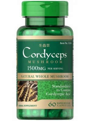 Биологически активные добавки Puritan's Pride Cordyceps 750 mg (60 капс.)