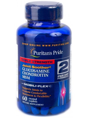 Puritan's Pride Glucosamine Chondroitin MSM Triple Strength (60 таб.)