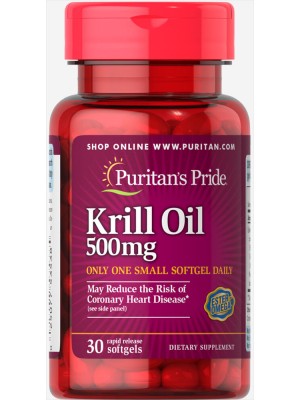 Puritan's Pride Krill Oil 500 mg (30 капс.)
